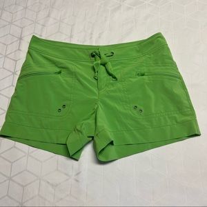 Athleta Lime Green Athletic Shorts